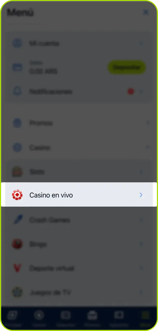 Ingresá a la sección Casino en Vivo de Jugabet Argentina y disfrutá de tus juegos preferidos en directo.