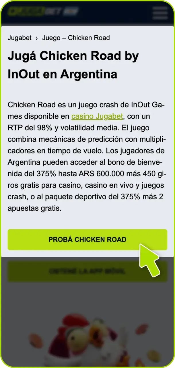 Creá tu cuenta de forma rápida y sencilla en Jugabet Argentina.
